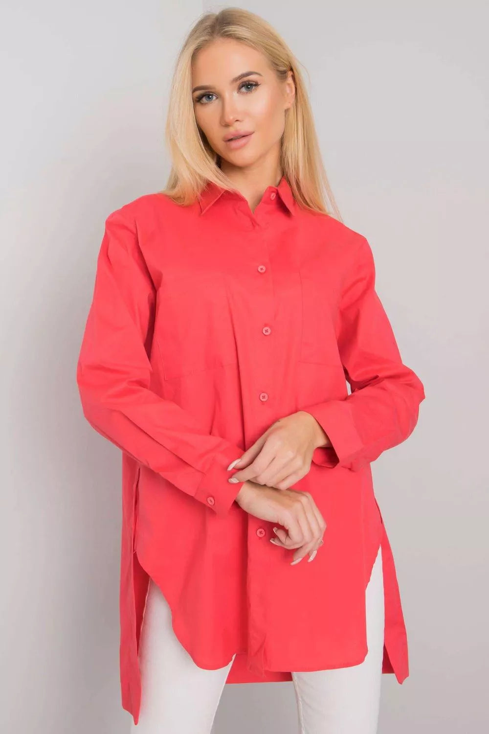 Marškiniai ilgomis rankovėmis, modelis 160740, Ex Moda
