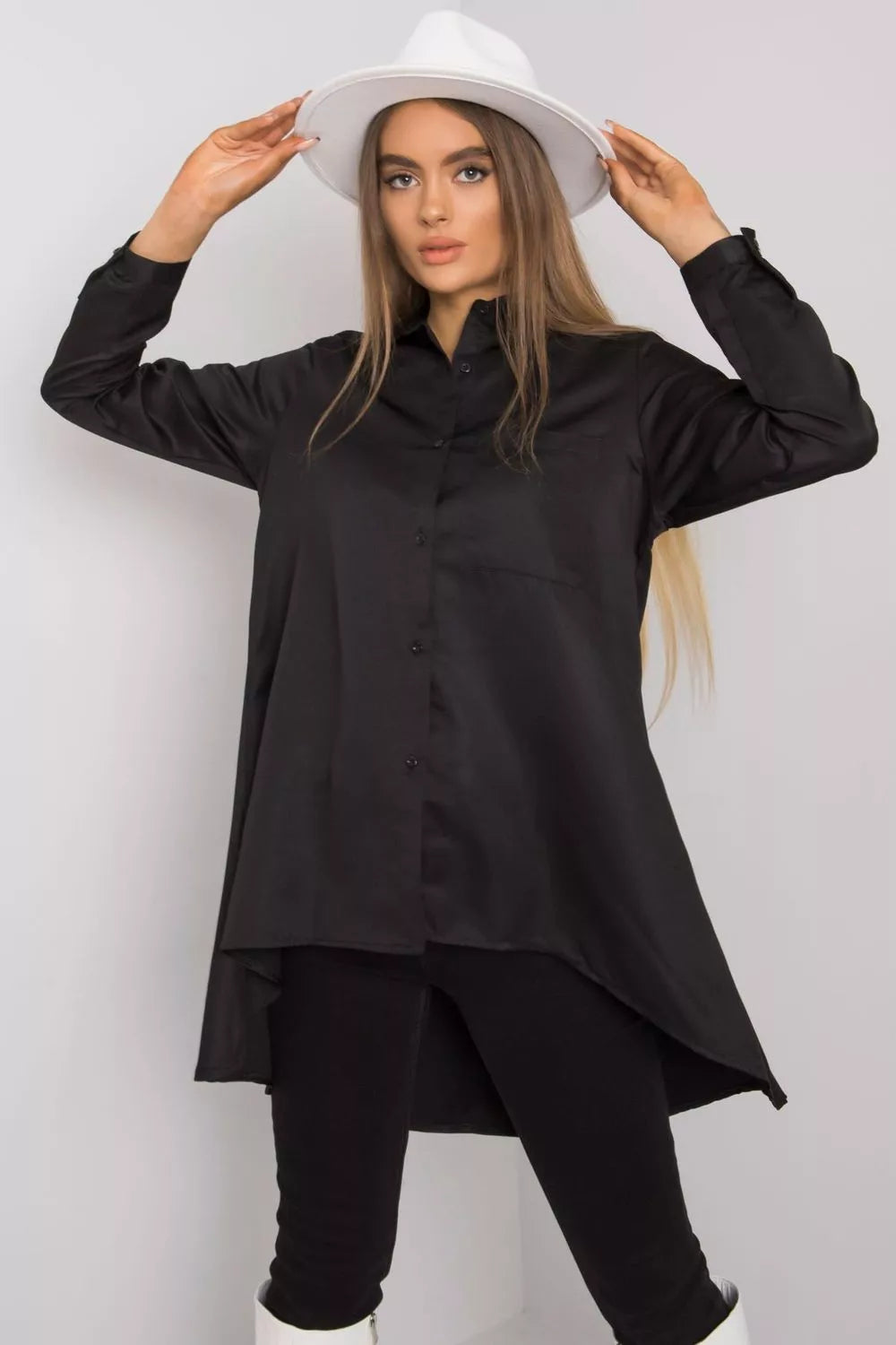 Marškiniai ilgomis rankovėmis, modelis 160752, Ex Moda