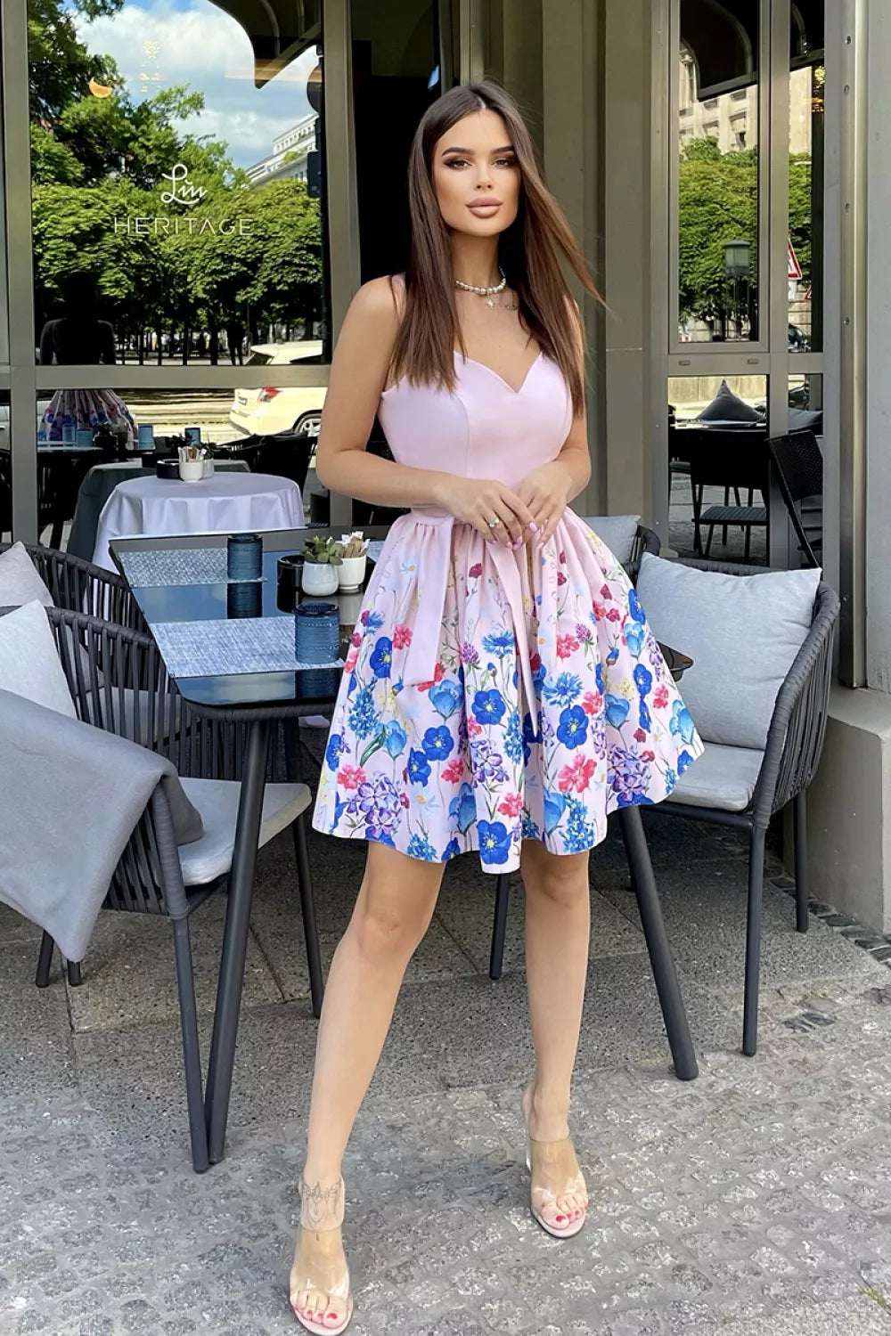 Kokteilinė suknelė, modelis 167550 Bicotone