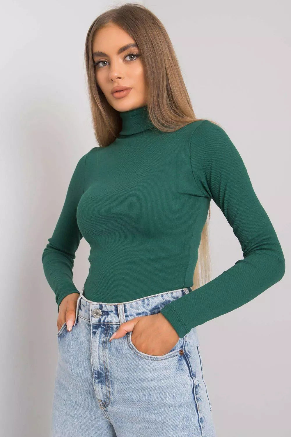 Megztinis su paaukštintu kaklu modelis 173407 Rue Paris