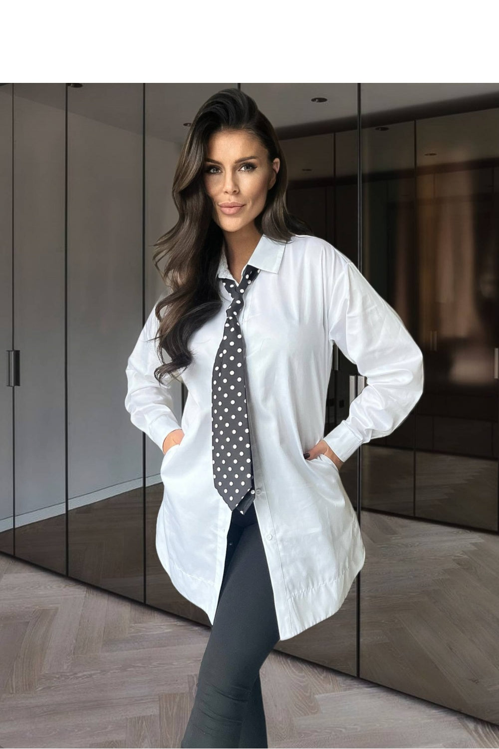 Marškinėliai ilgomis rankovėmis, modelis 176330, „o la la“