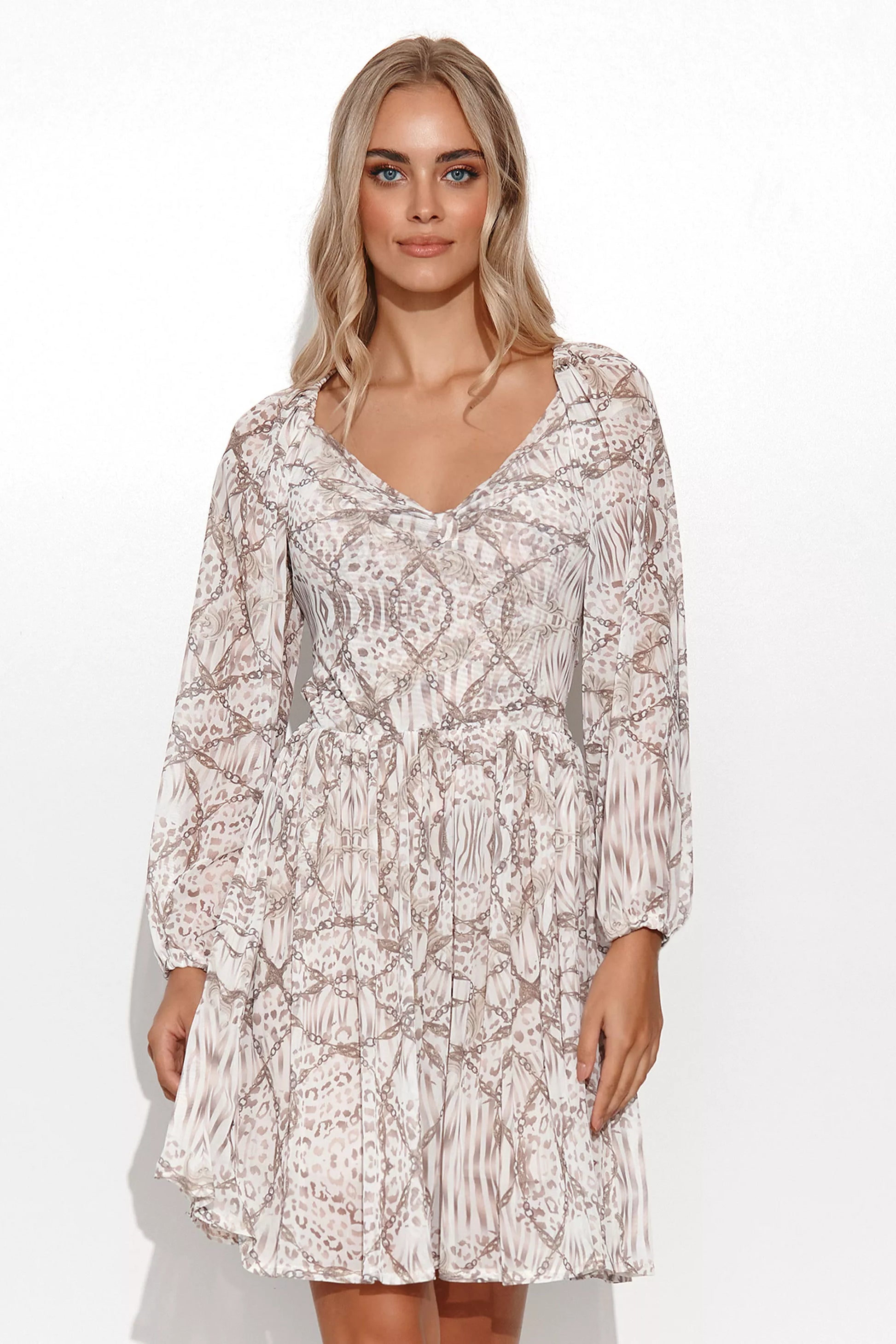 Dieninė suknelė, modelis 177883, Makadamia