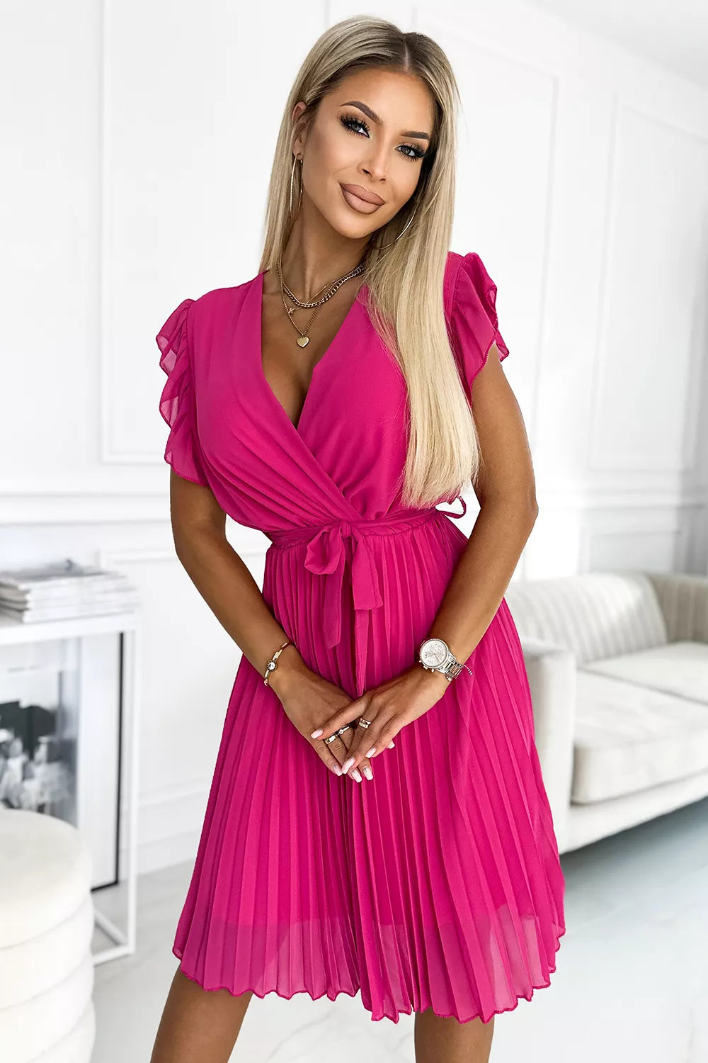 Kokteilinė suknelė, modelis 182517 Numoco
