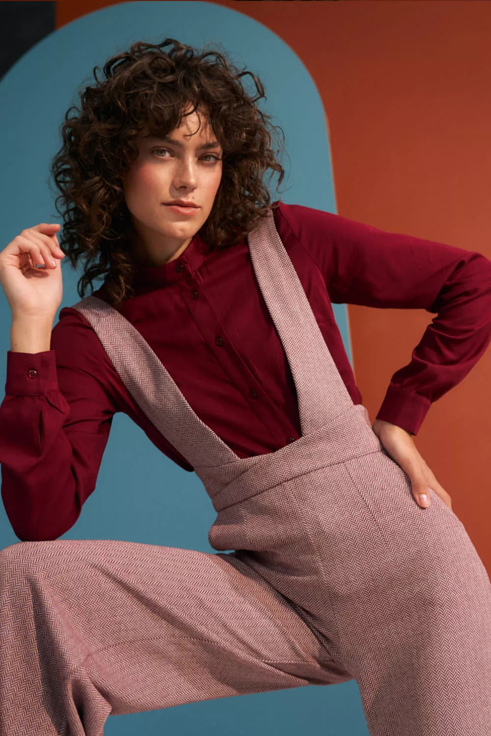 Marškiniai ilgomis rankovėmis, modelis 184613 Nife