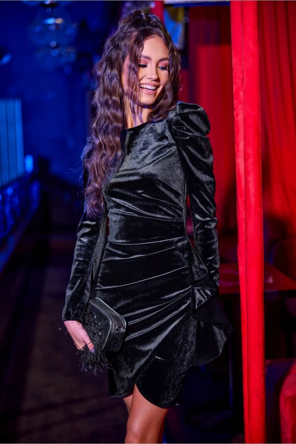 Trumpa suknelė, modelis 186650, Roco Fashion