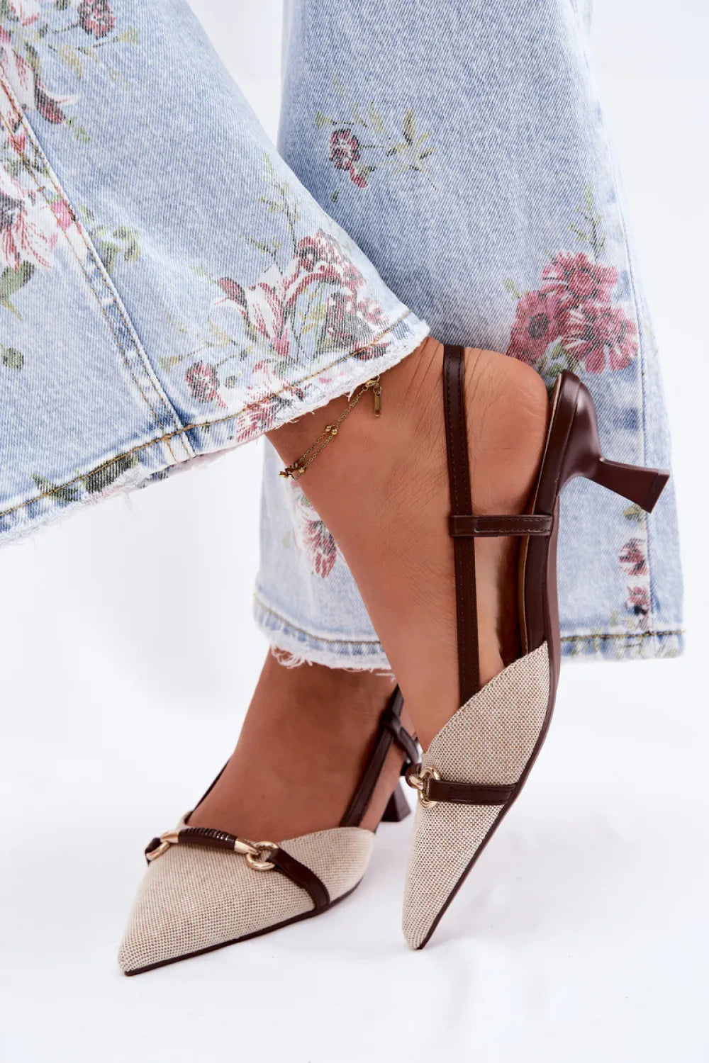Basutės aukštu kulnu, modelis 227445 Step in style