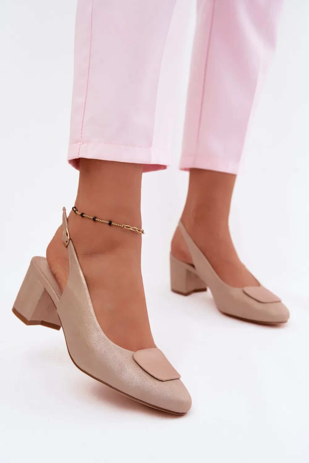 Basutės aukštu kulnu, modelis 227918 Step in style