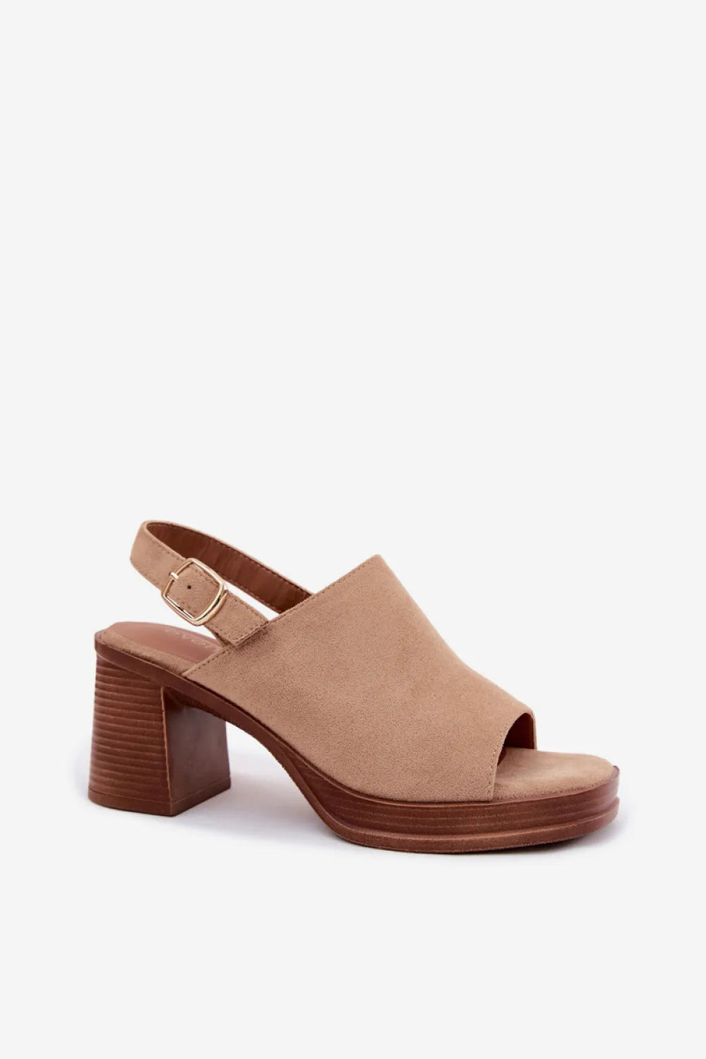 Basutės su kulnu, modelis 227915 Step in style