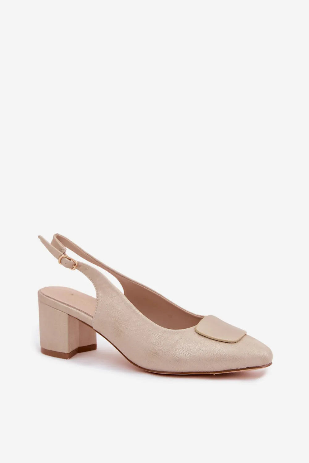 Basutės su kulnu, modelis 227919 Step in style