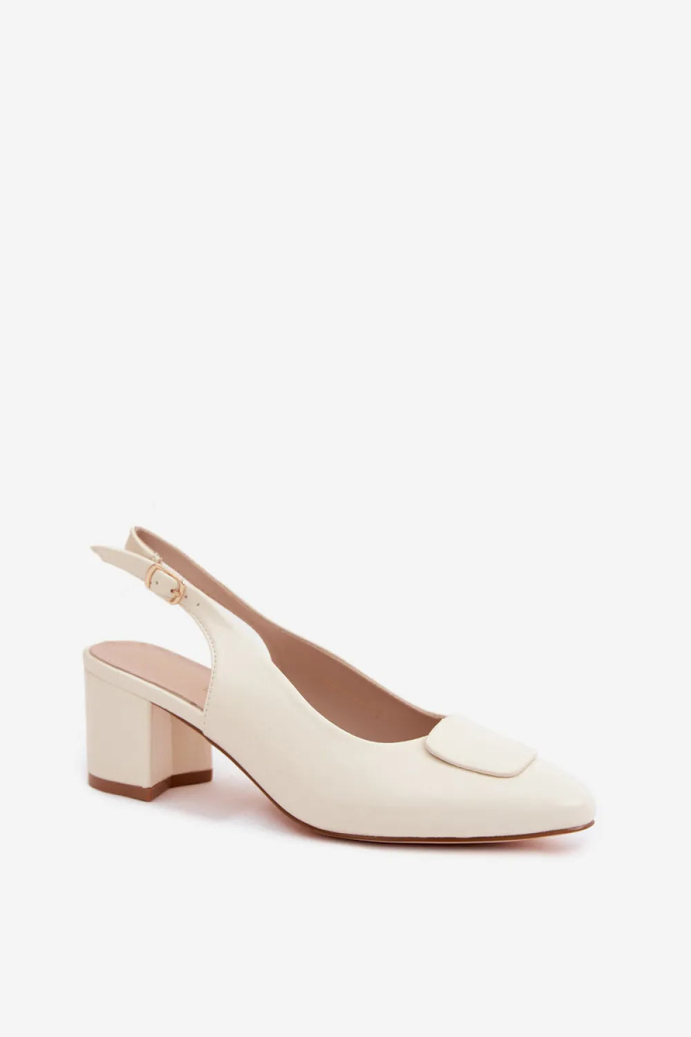 Basutės su kulnu, modelis 227920 Step in style