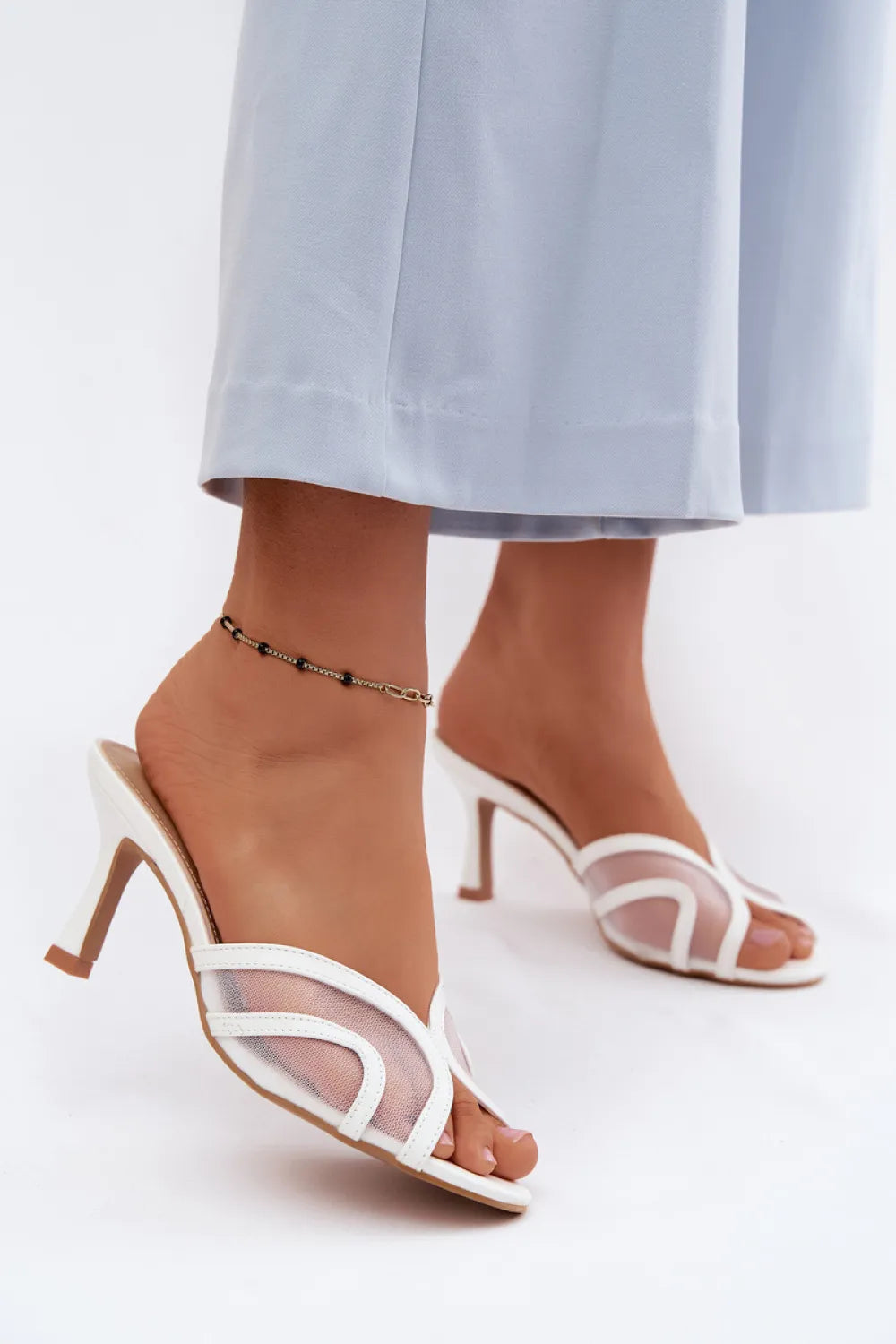 Basutės su kulnu, modelis 227936, Step in style