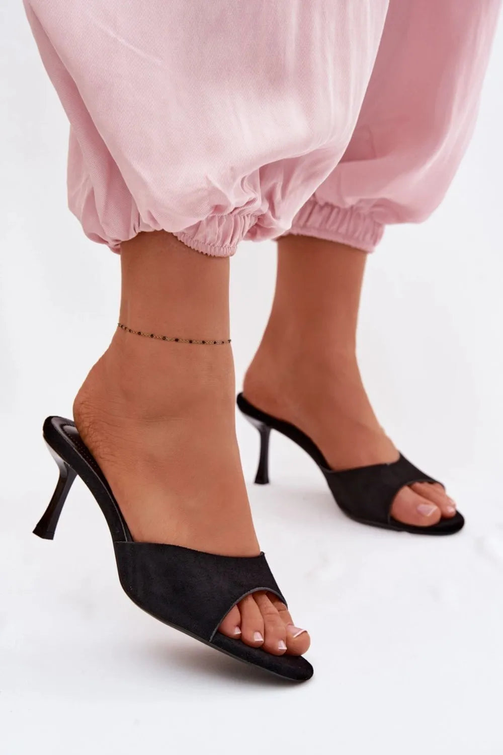 Basutės su kulnu, modelis 227944 Step in style