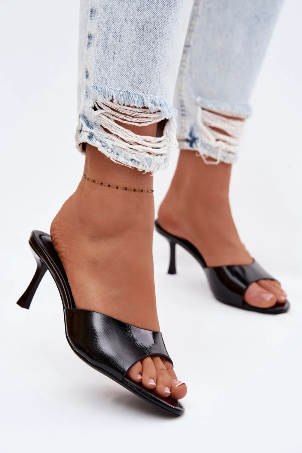 Basutės su kulnu, modelis 227945, Step in style