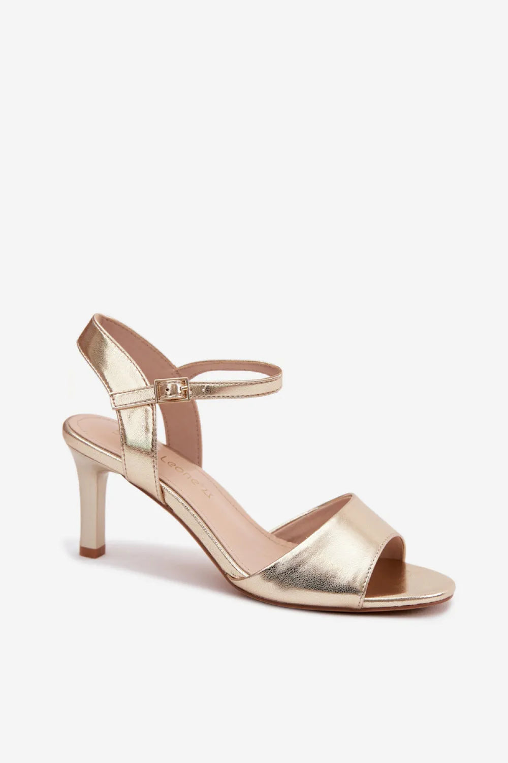 Basutės su kulnu, modelis 228106 Step in style