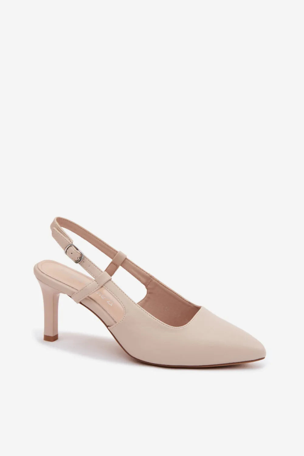 Basutės su kulnu, modelis 228399 Step in style