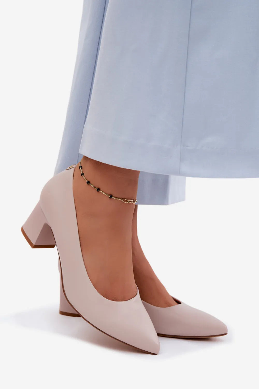 Bateliai su storu kulnu, modelis 227799 Step in style