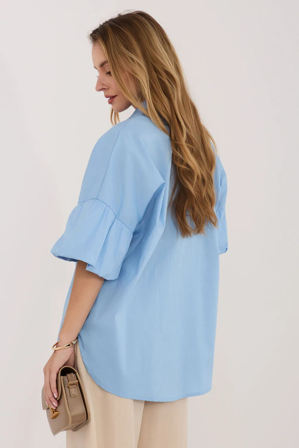 Marškiniai ilgomis rankovėmis, modelis 227874 Italy Moda