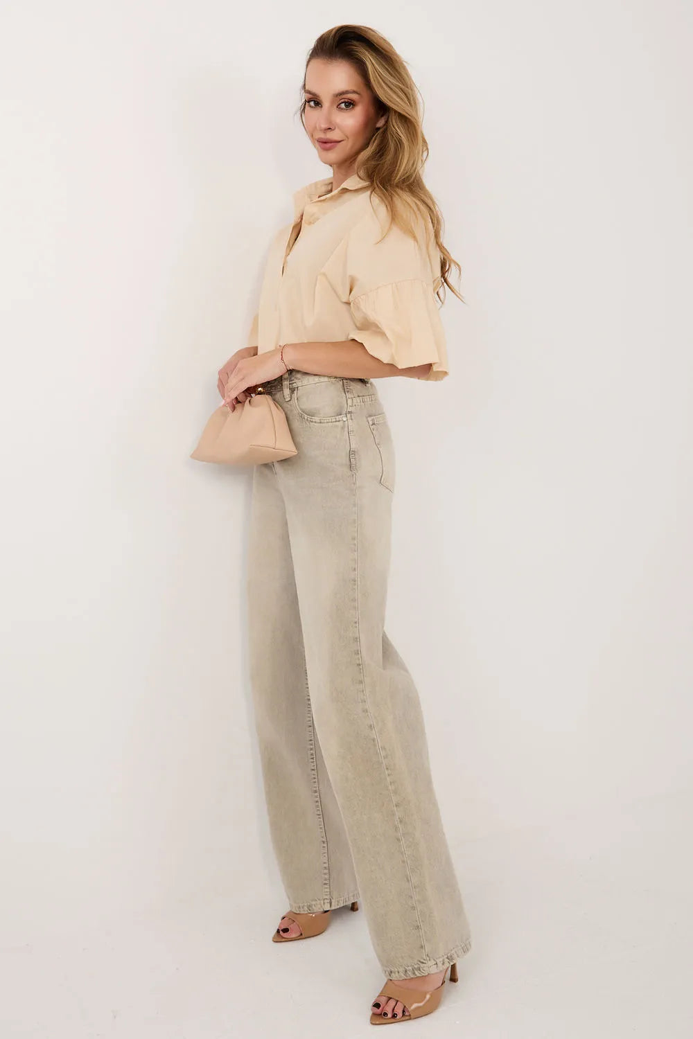 Marškiniai ilgomis rankovėmis, modelis 227875 Italy Moda