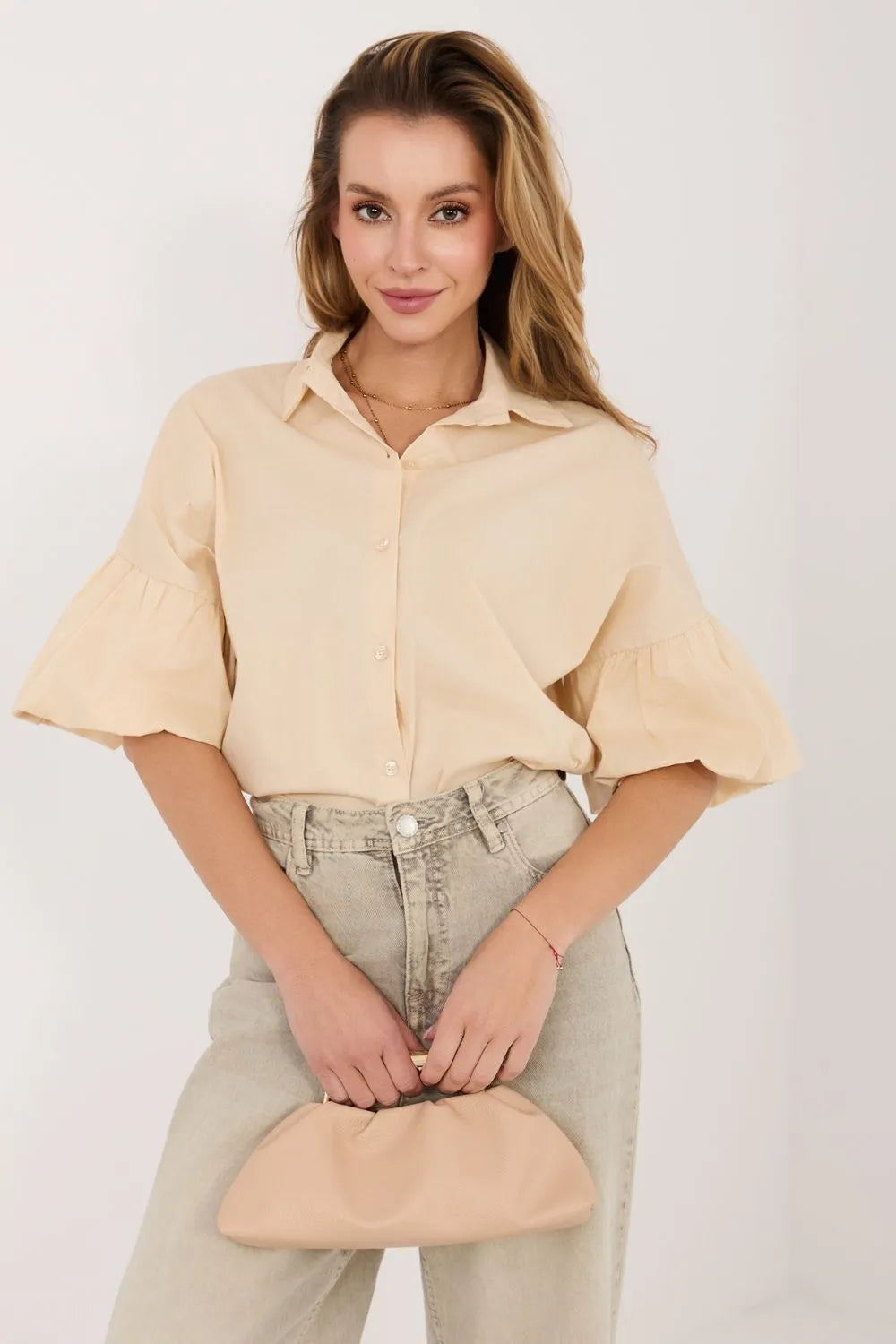Marškiniai ilgomis rankovėmis, modelis 227875 Italy Moda
