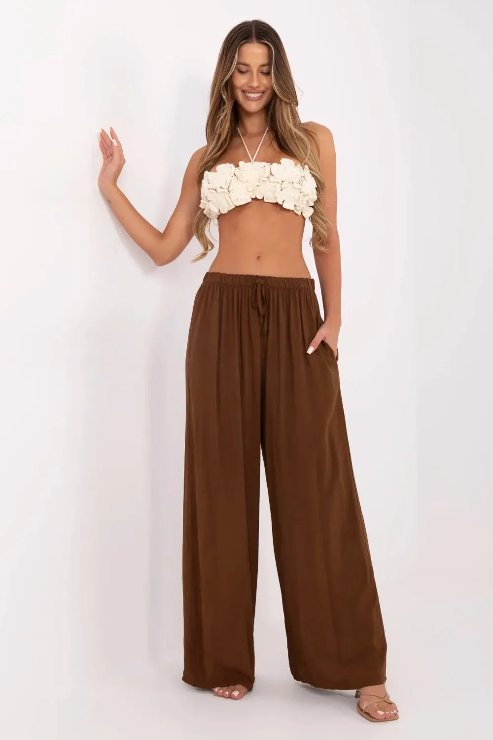 Moterų kelnės, modelis 214046, Italy Moda