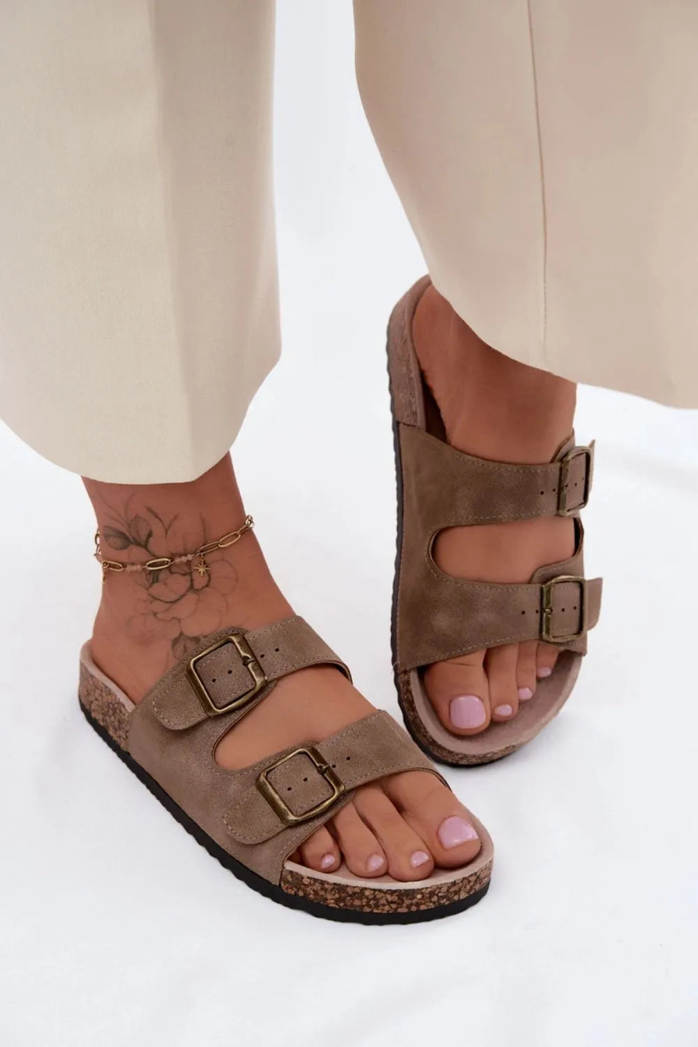 Šlepetės per pirštą, modelis 228380 Step in style