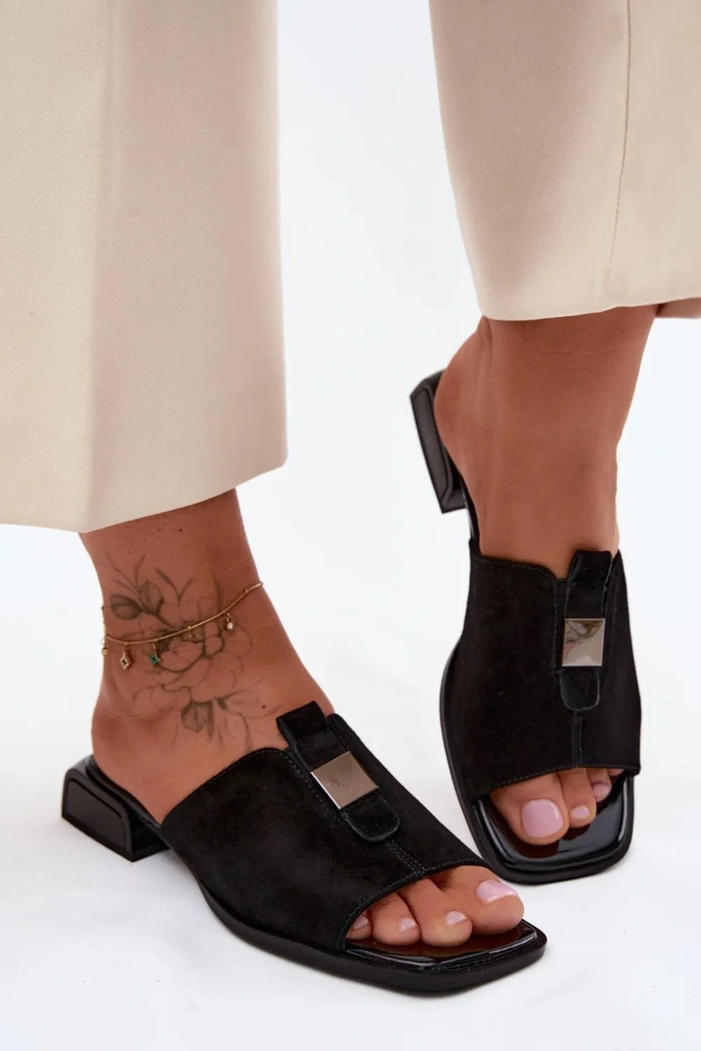Šlepetės per pirštą, modelis 228382 Step in style