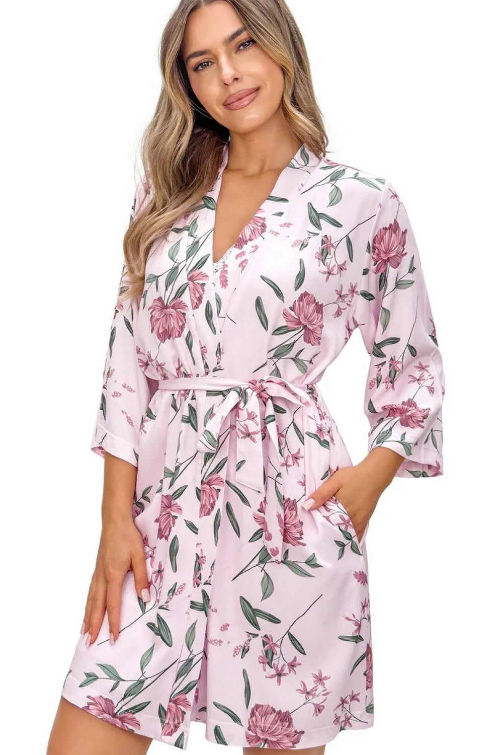Trumpas chalatas, modelis 228618 Donna