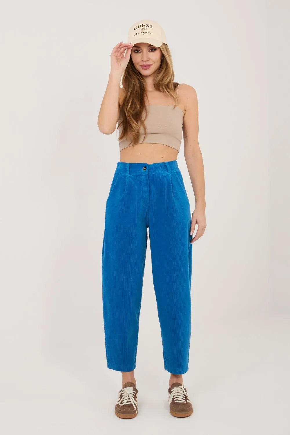 velvetinės kelnės modelis 228362 Rue Paris